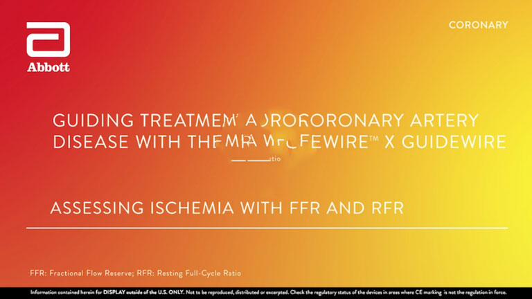 Assessing Ischemia with FFR and RFR Video