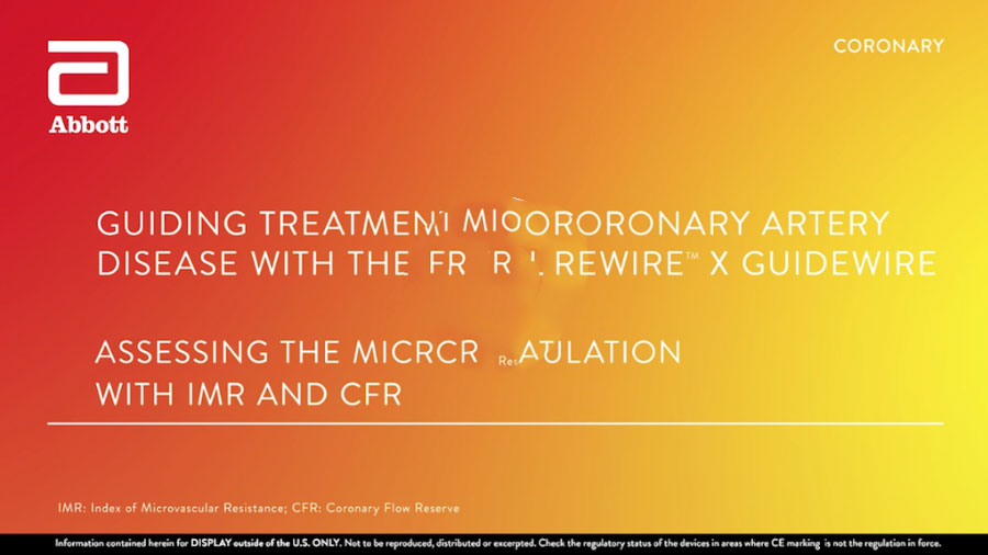 Assessing Microcirculation with IMR and CFR