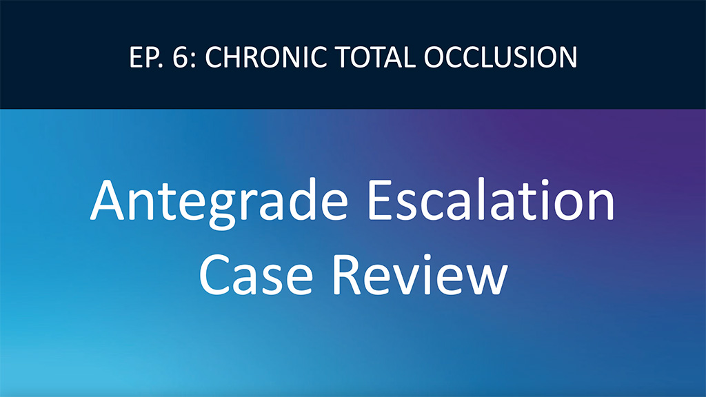 Antegrade Escalation Cases Video