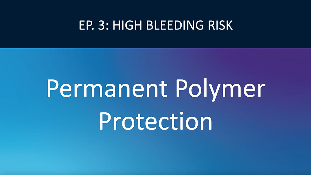 Permanent Polymer Protection when Implanting Stent Video