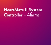 HeartMate II System Controller - Alarms