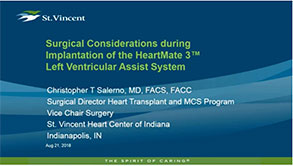 Webinar cover page for Advancements in Mechanical Circulatory Support for Advanced Heart Failure.