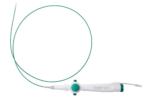 Sideview of the FlexAbility Cardiac Ablation Catheter, Sensor Enabled