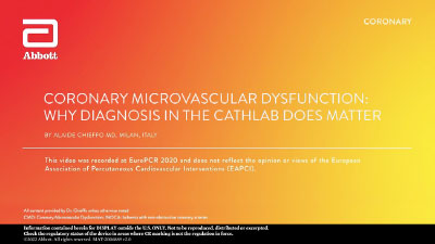 Coronary Microvascular Dysfunction (CMD) Cath Lab Diagnosis Video