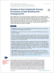 PDF XIENCE 28 and XIENCE 90 DAPT for High Bleeding Risk Undergoing PCI