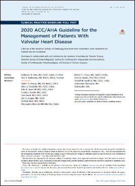 ACC/AHA Treatment Guidelines