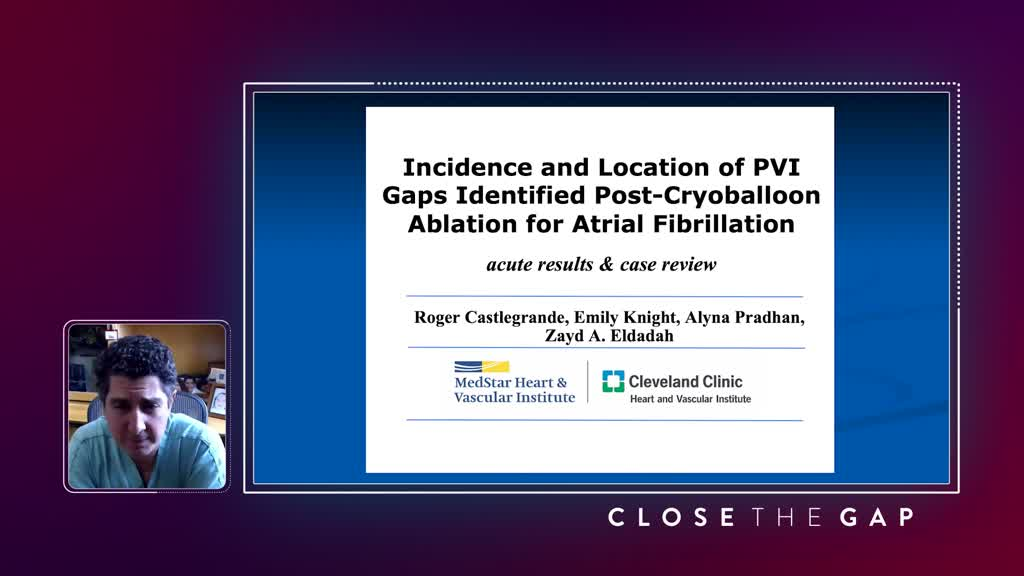 Incidence and Location of PVI Gaps Identified Post-Cryoballoon Ablation for Atrial Fibrillation