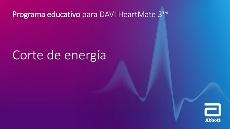 Educación para pacientes del LVAD HeartMate 3 — 14: Cortes de energía