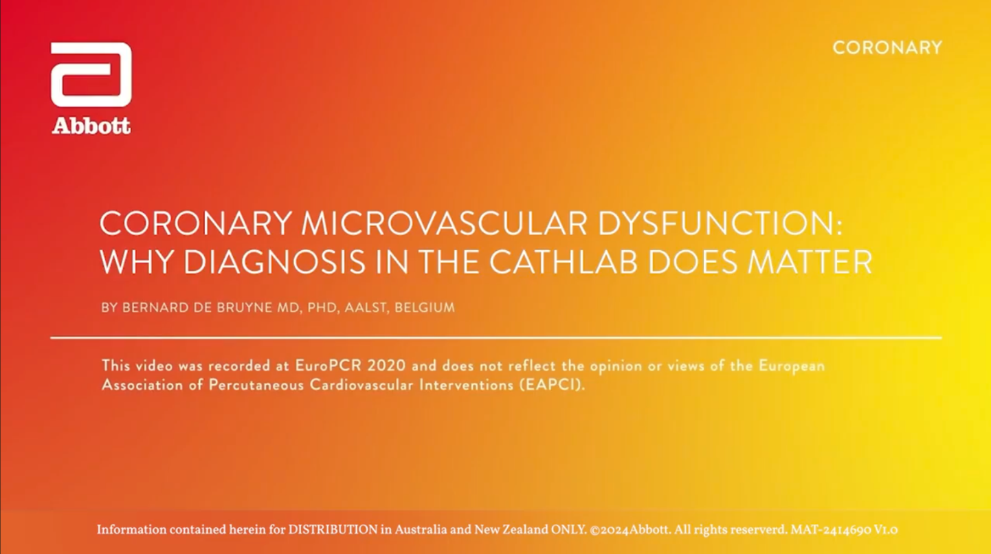 CMD: why diagnosis in the cathlab does matter