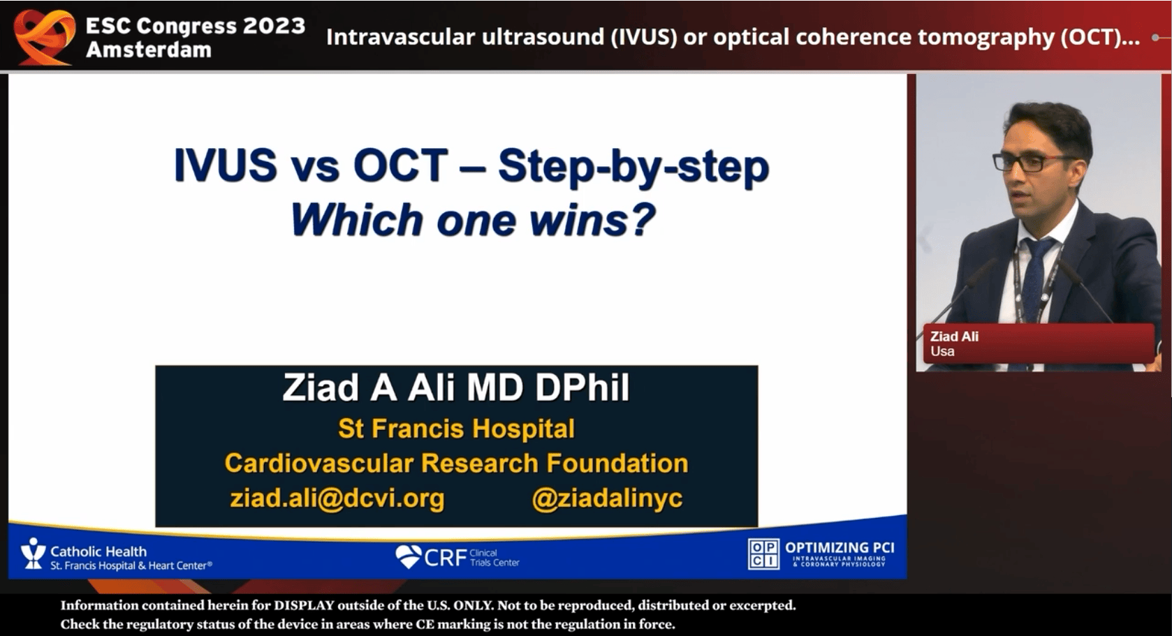IVUS vs OCT Step by step which one wins?