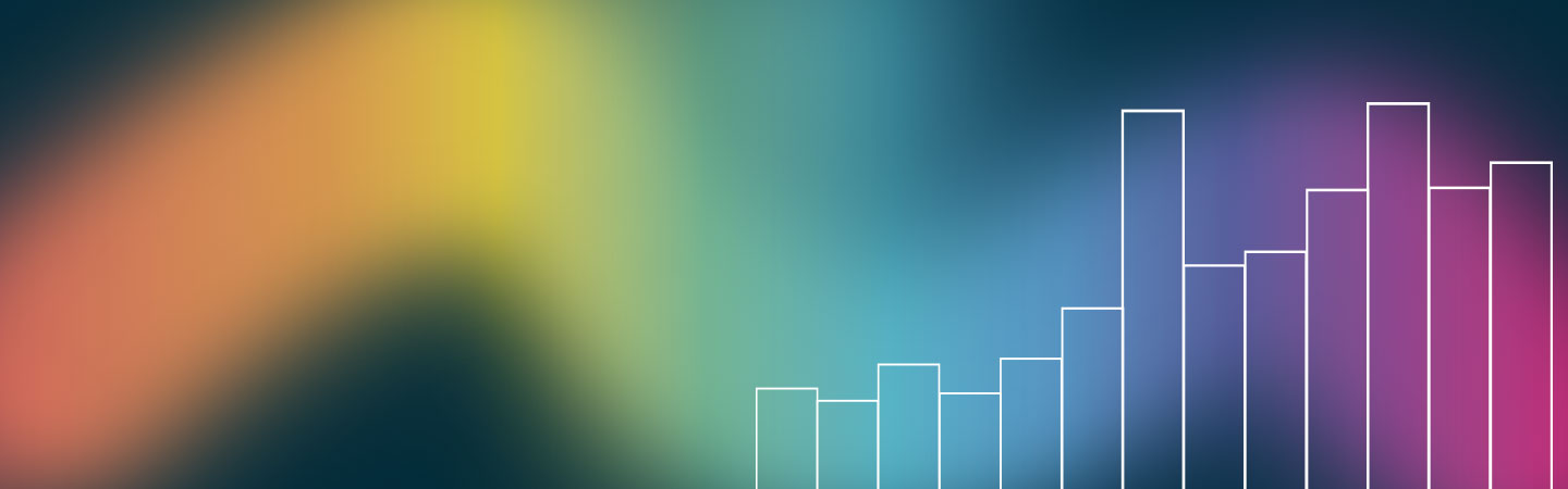 rainbow graph background