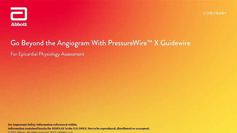 PressureWire X Guidewire