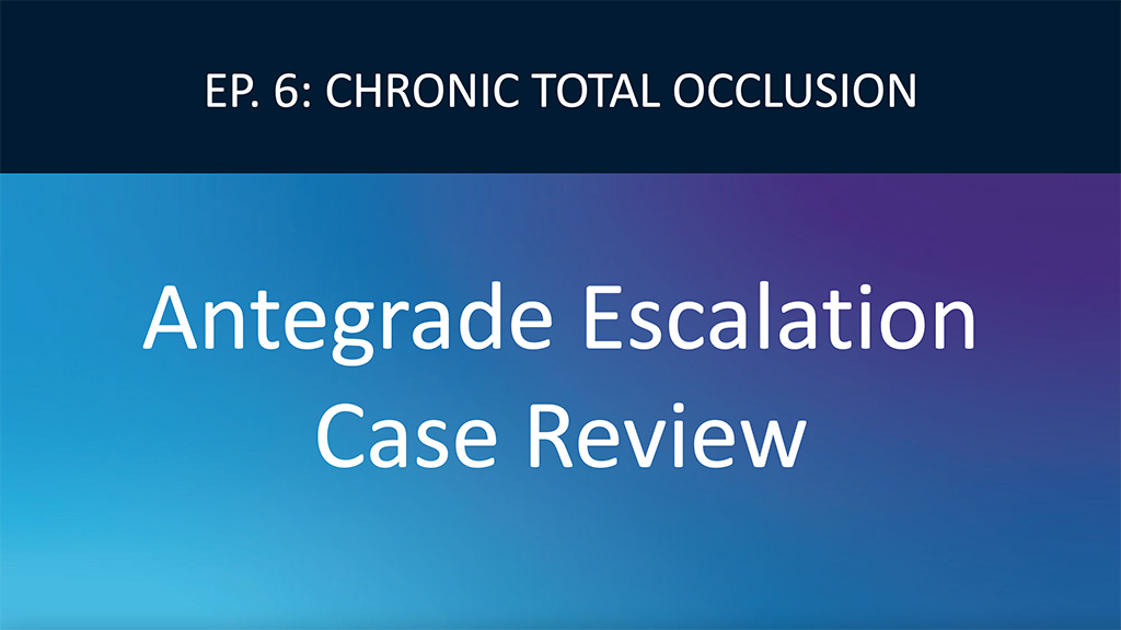 Antegrade Escalation Cases Video