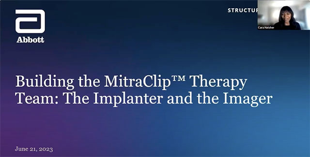 Building the MitraClip Therapy Team: The Implanter and the Imager