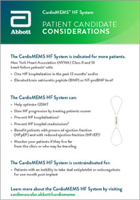 Patient Candidate considerations