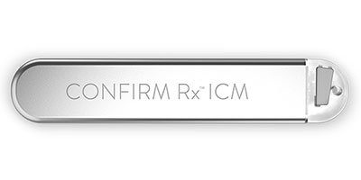 Confirm Rx insertable cardiac monitor with smartphone