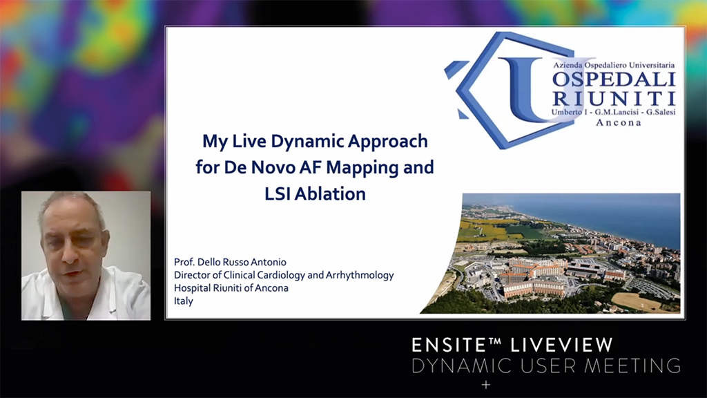 Live Dynamic Visualization of the Pulmonary Veins and LSI ablation following the breakthrough veins signals
