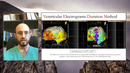 Dr. Cauti shows a case report on his innovative workflow to Map the Target of the Ablation during VT Mapping (VEDUMap)