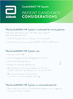 CardioMEMS patient selection tool