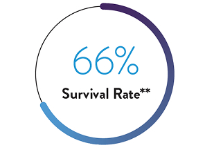 66% survival rate