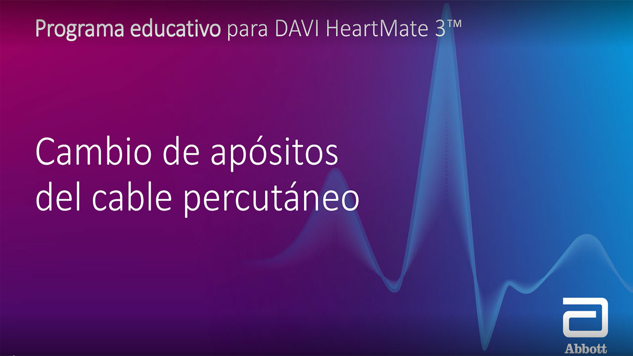 Capítulo 11 - Cambio del vendaje del cable percutáneo