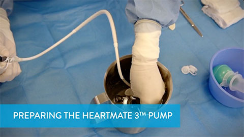 HeartMate 3 Implant Pump prep Video