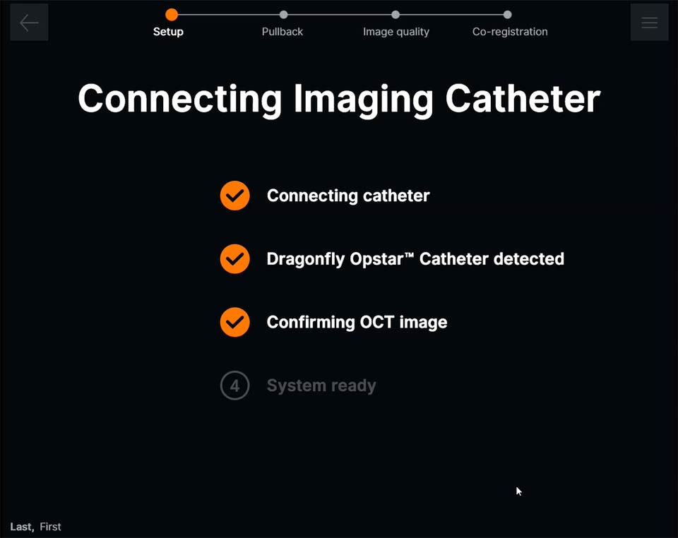 Compatible OPTIS System Screen