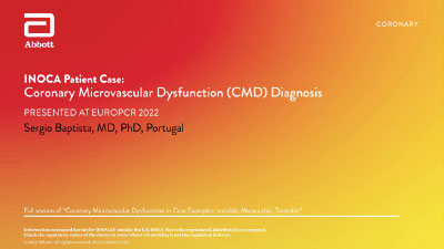 INOCA Patient Case: CMD Diagnosis    