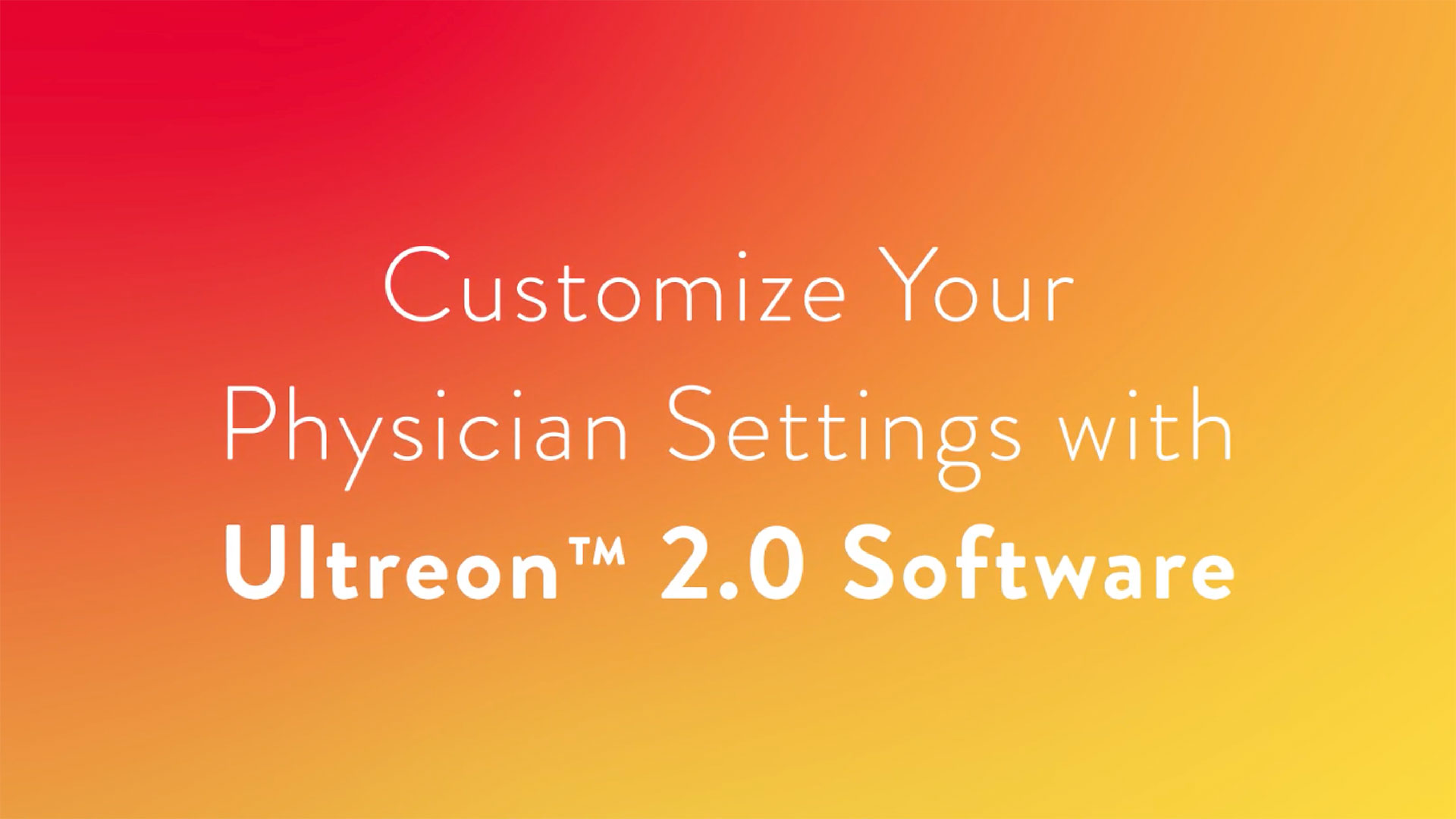 Customize physician settings