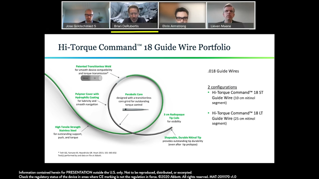 The Hi-Torque Command Guide Wire and Hi-Torque Command 18 Guide Wire Portfolio