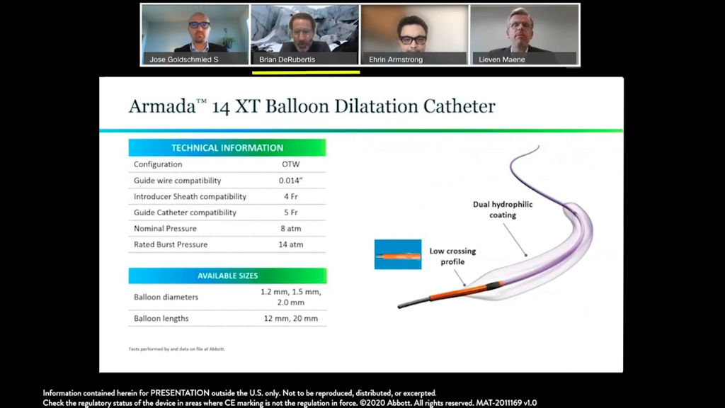 Options for Support: Catheters vs Armada 14 XT