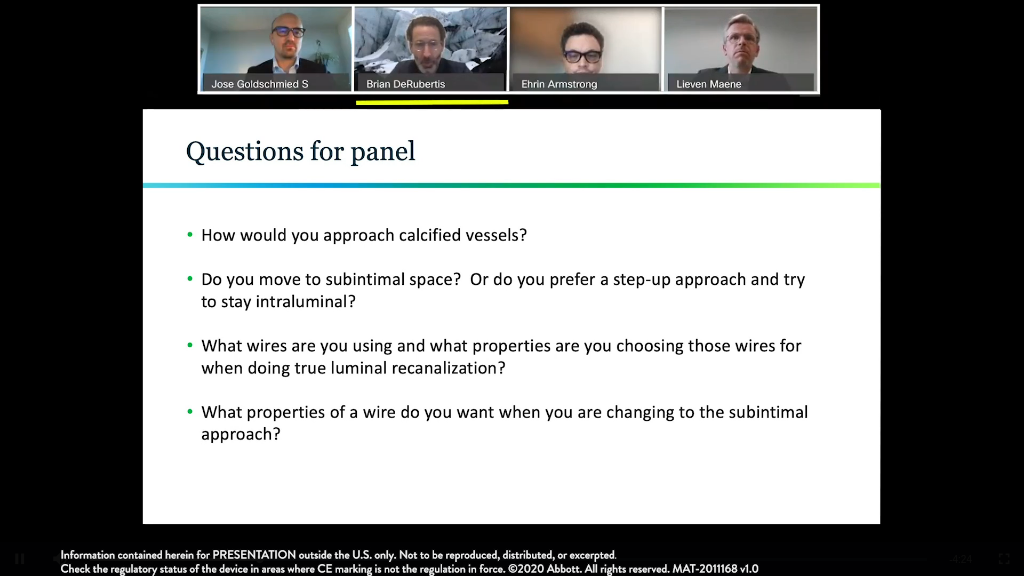 True Lumen vs Subintimal Approach: How to Decide?