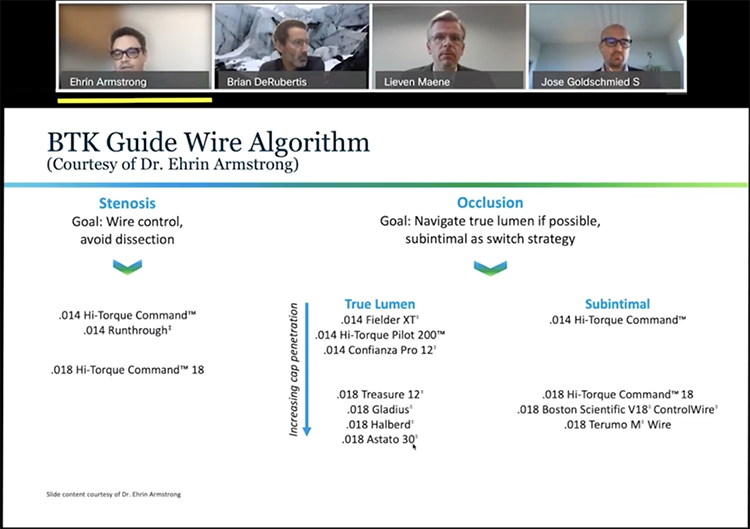 BTK Guide Wire Algorithm