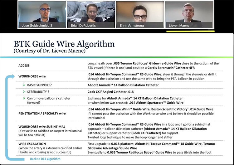 BTK Guide Wire Algorithm