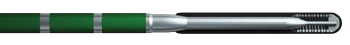 Hi-Torque Command™ 18 LT peripheral workhorse guidewire has 25-cm Nitinol distal tip