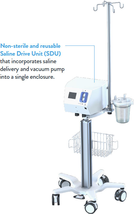 JETi Reusable Saline Drive Unit and Vacuum Pump