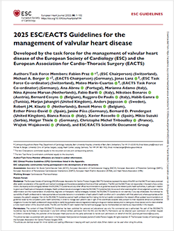 2025 ESC/EACTS Guidelines