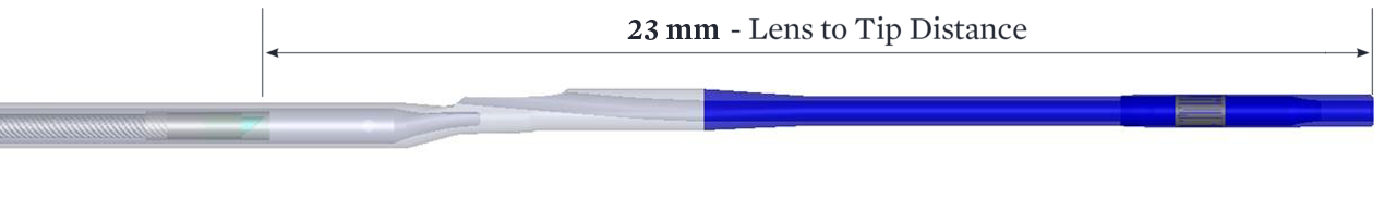 Dragonfly OpStar imaging catheter 24mm Tip to Lens Distance