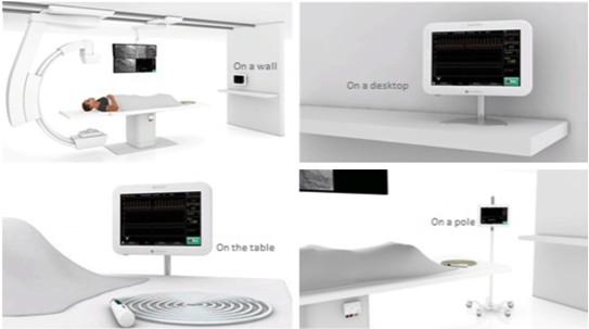   Quantien placed on the wall, on a desktop, on a table, or on a pole.