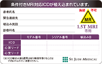 MRI icd card