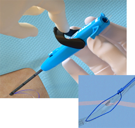 perclose suture deployment step four