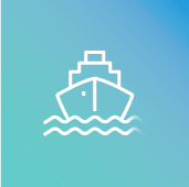 Icon of a cruise ship