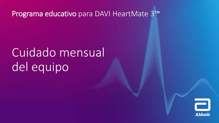 Educación para pacientes del LVAD HeartMate 3
