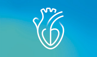 heart cross hand icon