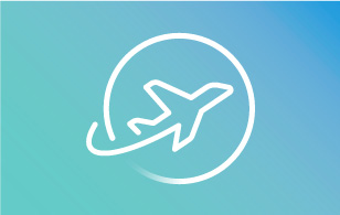l'avion bleu