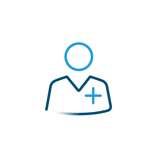 Outline of a physician icon